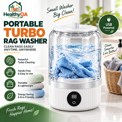HealthyOA Home Portable Turbo Rag Washer