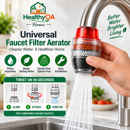HealthyOA Home Universal Faucet Filter Aerator