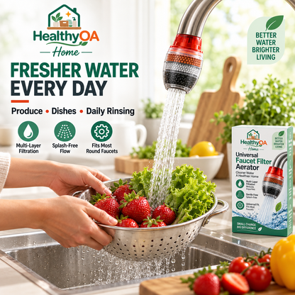 HealthyOA Home Universal Faucet Filter Aerator