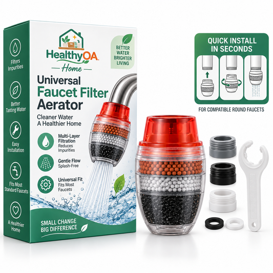 HealthyOA Home Universal Faucet Filter Aerator