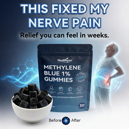 Methylene Blue Gummies💊Pain Go away soon💊Fast-acting: One gummie instantly warms for lasting relief.💎TikTok VIP Exclusive Offer
