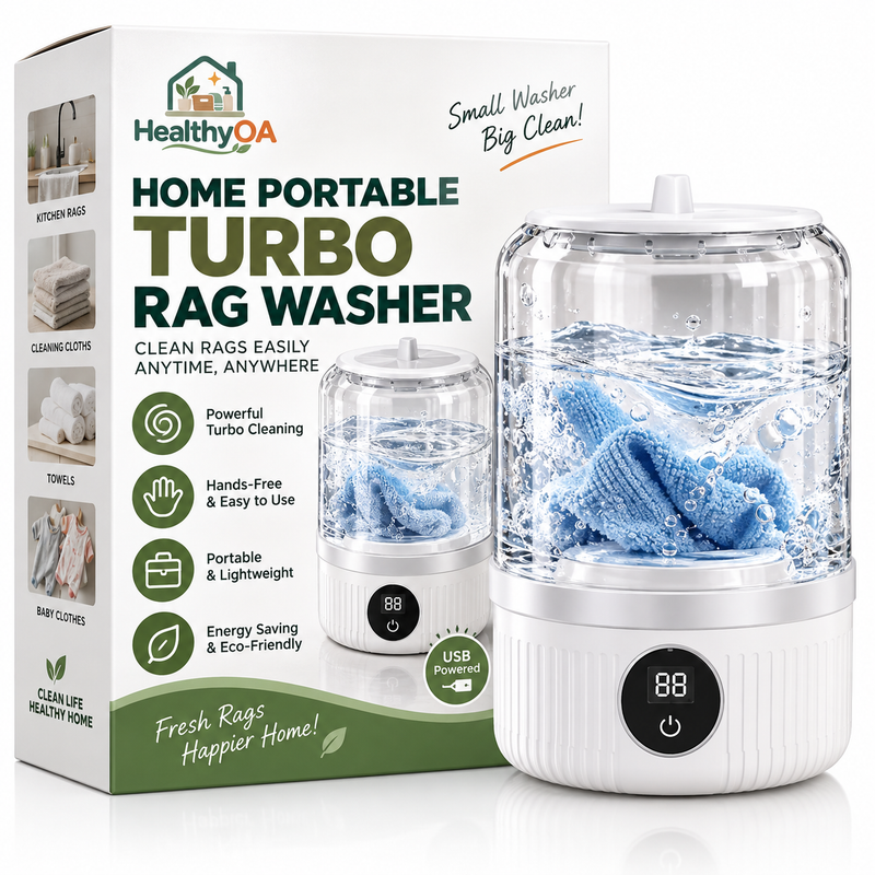 HealthyOA Home Portable Turbo Rag Washer