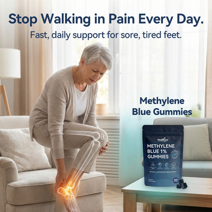 Methylene Blue Gummies💊Pain Go away soon💊Fast-acting: One gummie instantly warms for lasting relief.💎TikTok VIP Exclusive Offer
