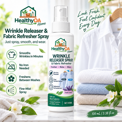 HealthyOA Home Wrinkle Releaser & Fabric Refresher Spray