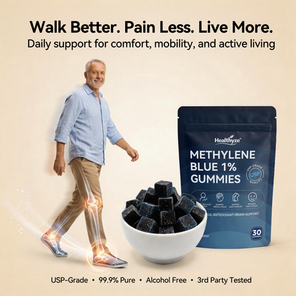 Methylene Blue Gummies💊Pain Go away soon💊Fast-acting: One gummie instantly warms for lasting relief.💎TikTok VIP Exclusive Offer